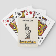 New Yorker Freiheitsstraßen Minimalistisch