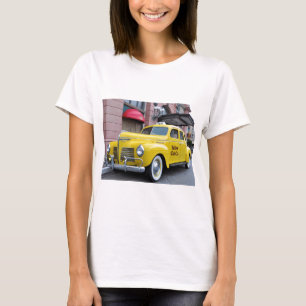 New Yorker Gelber Vintage-Taxi T-Shirt