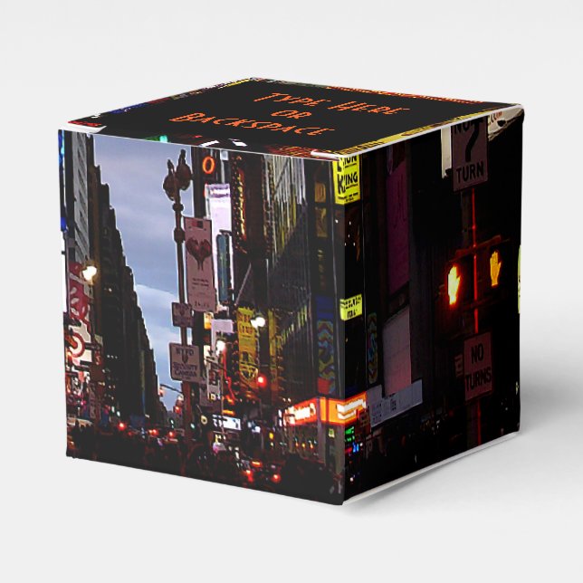 New Yorker Geschenkboxen Personalisiert Times Squa Geschenkschachtel (Vorderseite)