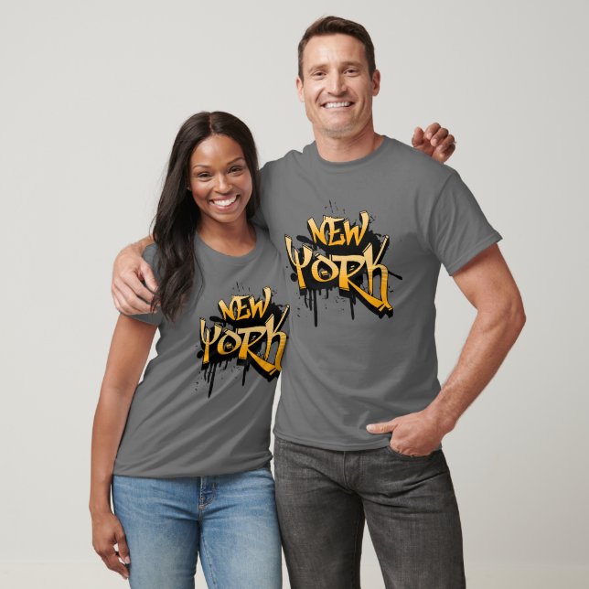 New Yorker Graffiti-Straße T-Shirt (Unisex)