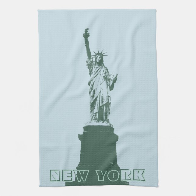New Yorker Handtuchstatue "Liberty NYC" Teetücher Geschirrtuch (Vertikal)