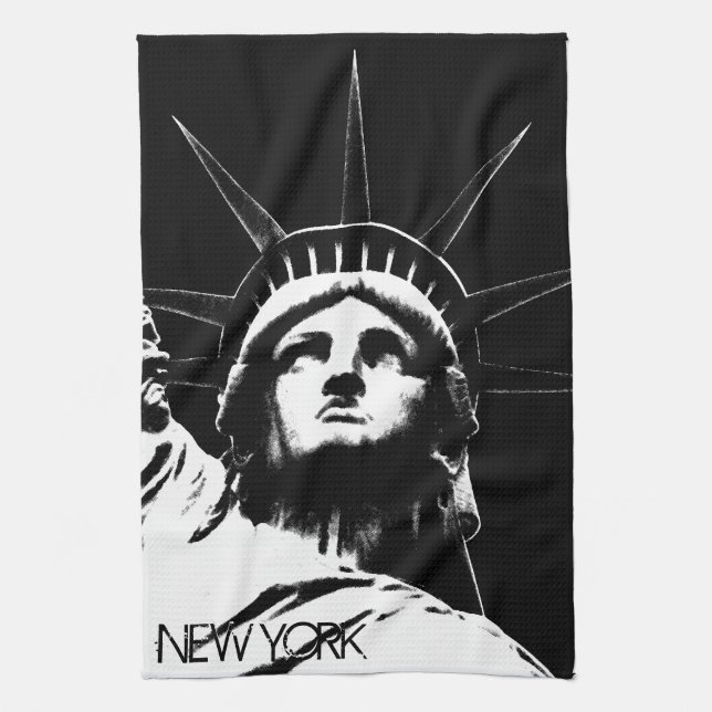 New Yorker Handtuchstatue "Liberty NYC" Teetücher Küchentuch (Vertikal)