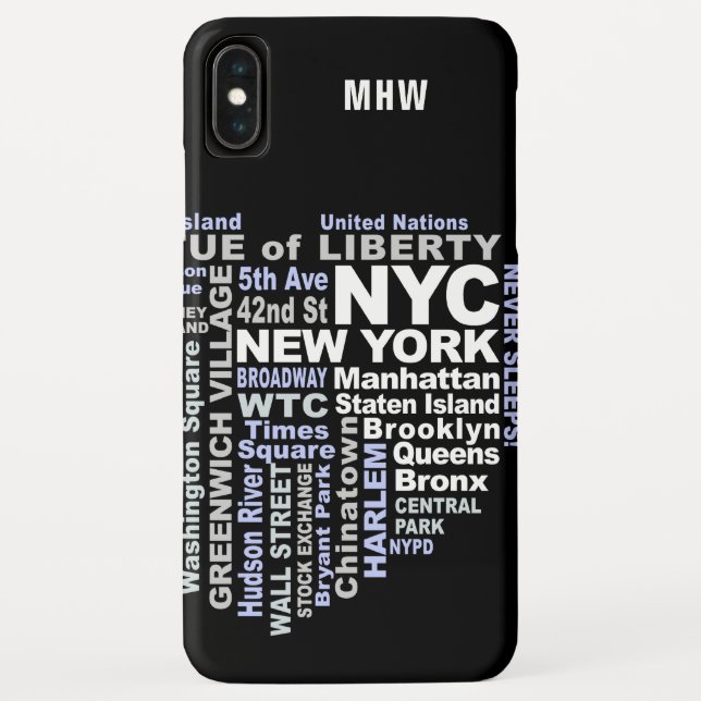 New Yorker Handy-Fälle Case-Mate iPhone Hülle (Rückseite)
