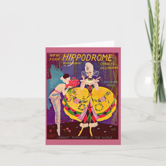 New Yorker Hippodrome-Programm 1920 (Vorderseite)