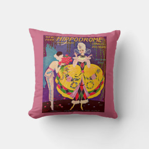 New Yorker Hippodrome-Programm 1920 Kissen