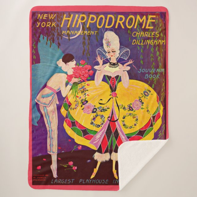 New Yorker Hippodrome-Programm der 1920er-Jahre mi Sherpadecke (Vorderseite)