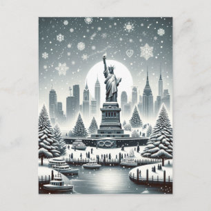 "New Yorker Holiday-Eleganz. Anpassbare Karten