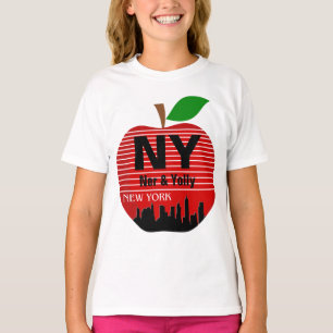 New Yorker Individuelle Name Der große Apple T-Shirt