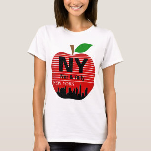 New Yorker Individuelle Name Der große Apple T-Shirt