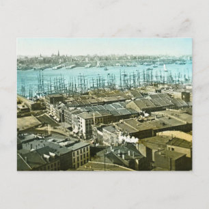 New Yorker Kai 1875 Magisches Laternenbild Postkarte