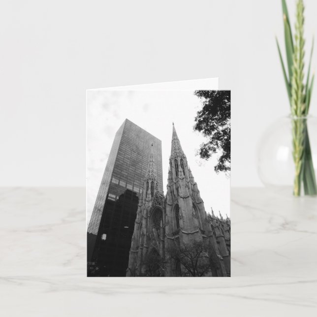 New Yorker Kathedrale in Graubündel Karte (Vorderseite)