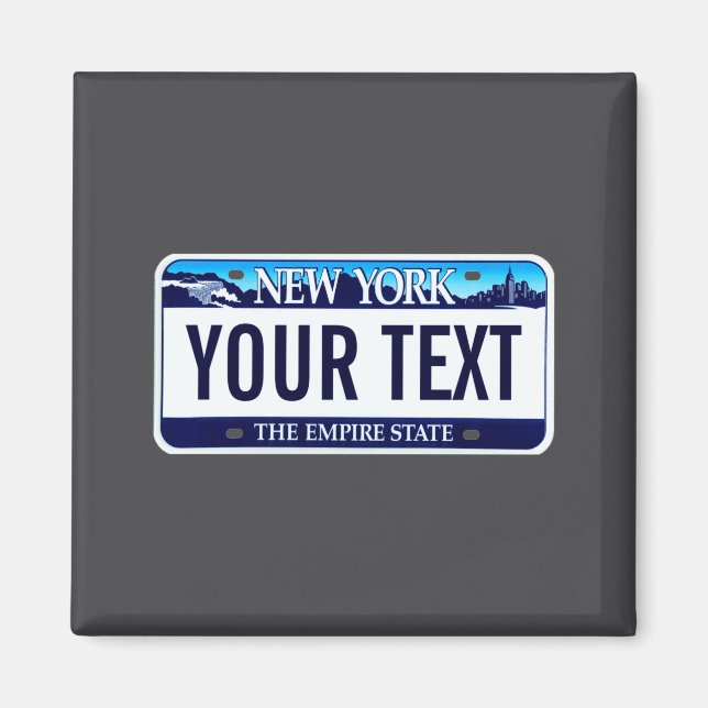 New Yorker Kennzeichen  Magnet (Vorne)
