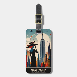 New Yorker Land der endlosen Möglichkeiten Gepäckm Gepäckanhänger