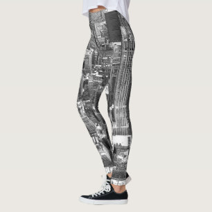 New Yorker Leggings NYC Cityscape Stretchy Pants