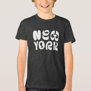 New Yorker Logo-Design im extravaganten Stil Tri-Blend Shirt