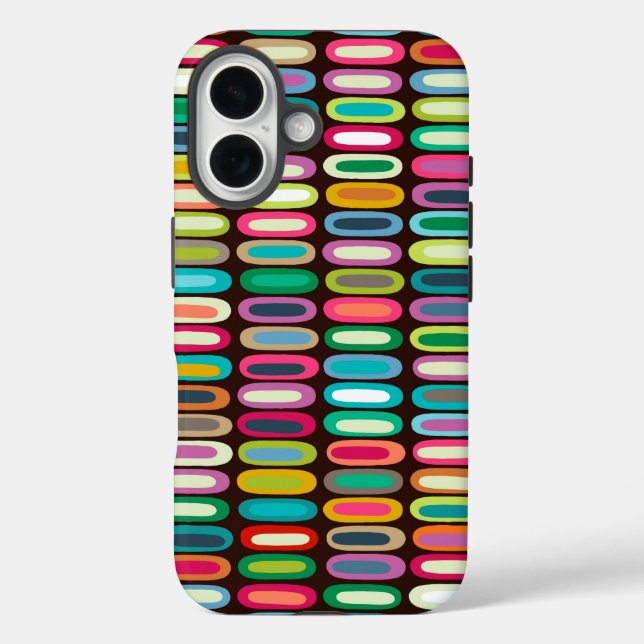 New Yorker Lozenge Schokolade Case-Mate iPhone Hülle (Rückseite)
