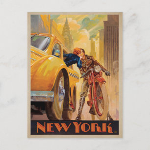 New Yorker Minute Postkarte