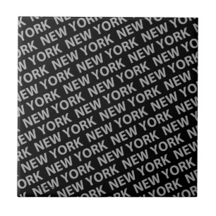 New Yorker Mustergrau Fliese