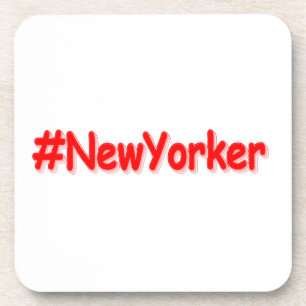 "#New Yorker " Niedliches Design. Jetzt kaufen Getränkeuntersetzer