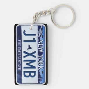 New Yorker Nummernschild-Schlüsselanhänger INDIVID Schlüsselanhänger