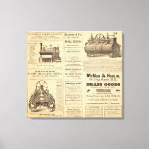 New Yorker Ölwerbung Leinwanddruck