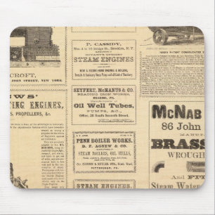 New Yorker Ölwerbung Mousepad