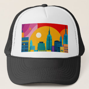 New Yorker Pop Art Truckerkappe