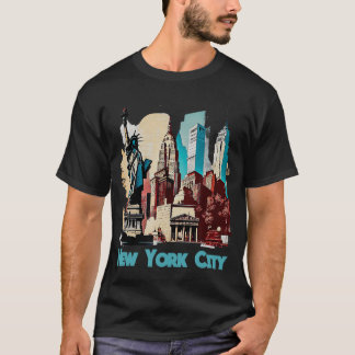 New Yorker Pride New Sehenswürdigkeiten NYC Souven T-Shirt