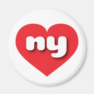 New Yorker Rotes Herz - I Liebe Magnet