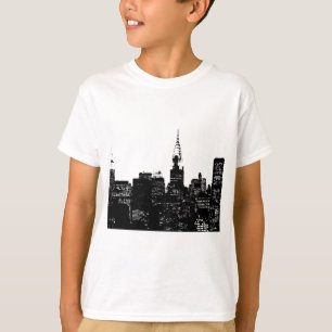 New Yorker Silhouette Black & White T-Shirt