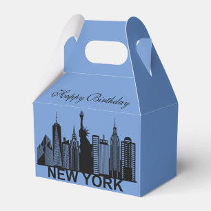 New Yorker Silhouette Geschenkschachtel