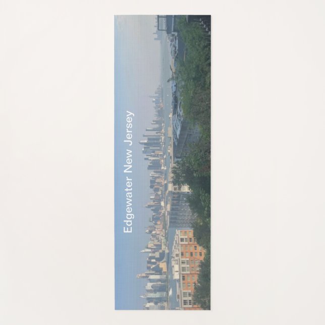 New Yorker Skyline aus Edgewater Yogamatte (Vorderseite)