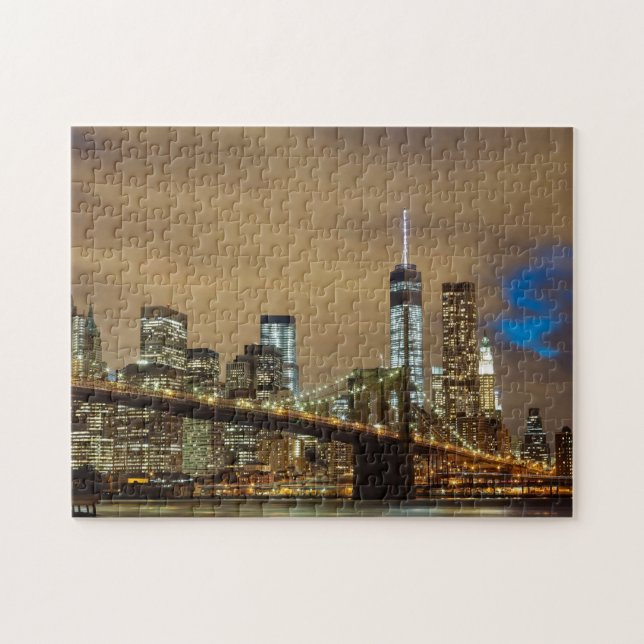 New Yorker Skyline-Brücke Puzzle (Horizontal)