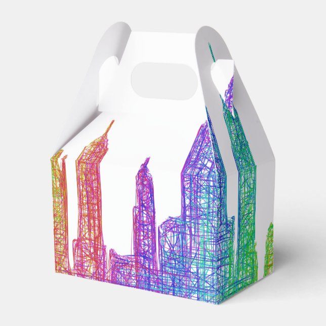 New Yorker Skyline Geschenkschachtel (Vorderseite)