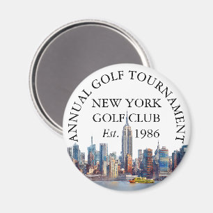 New Yorker Skyline Golf Club Turnier individuell Magnet