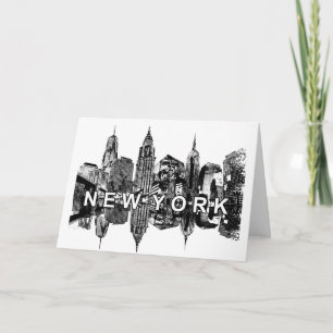 New Yorker Skyline Karte