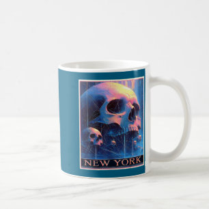 New Yorker Skyline Punk Grunge Vintage Retro Graff Kaffeetasse