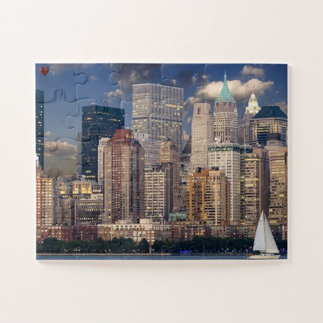 New Yorker Skyline Puzzle (Horizontal)