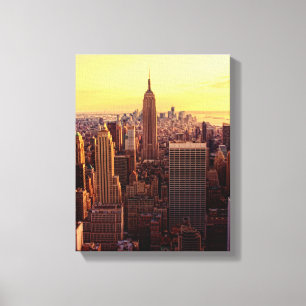 New Yorker Skyline-Stadt mit dem Empire State Leinwanddruck