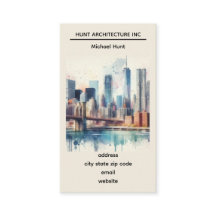 New Yorker Skyline-Vorlage Visitenkarte