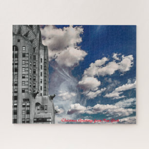 New Yorker Skyline.Weihnachtsgrüße Puzzle