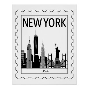 New Yorker Souvenir Poster