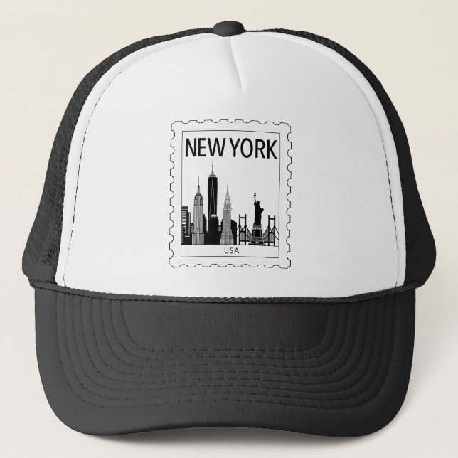 New Yorker Souvenir Truckerkappe (Vorderseite)