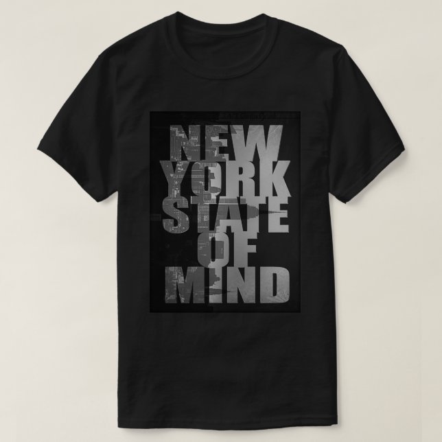 New Yorker Staat des Geistes T-Shirt (Design vorne)