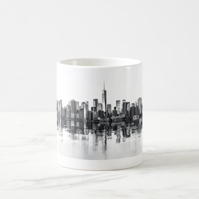 New Yorker Staat für Geist - Design 1 Kaffeetasse (Mittel)