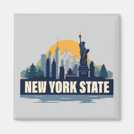 New Yorker Staat, USA Magnet