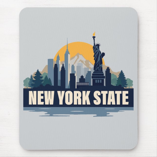 New Yorker Staat, USA Mousepad (Vorne)