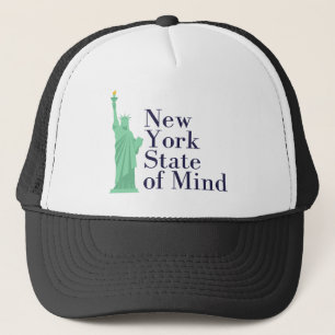New Yorker Staat von Mind Trucker Hat Truckerkappe