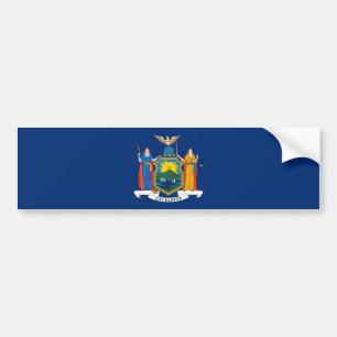 New Yorker Staatsflagge Autoaufkleber