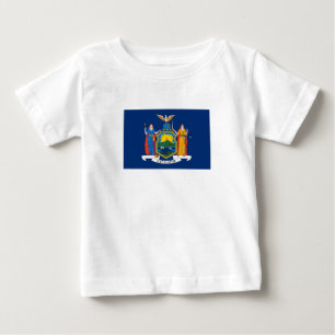 New Yorker Staatsflagge Baby T-shirt
